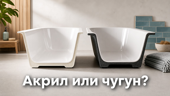 Ванна акриловая или чугунная