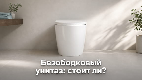 Безободковый унитаз