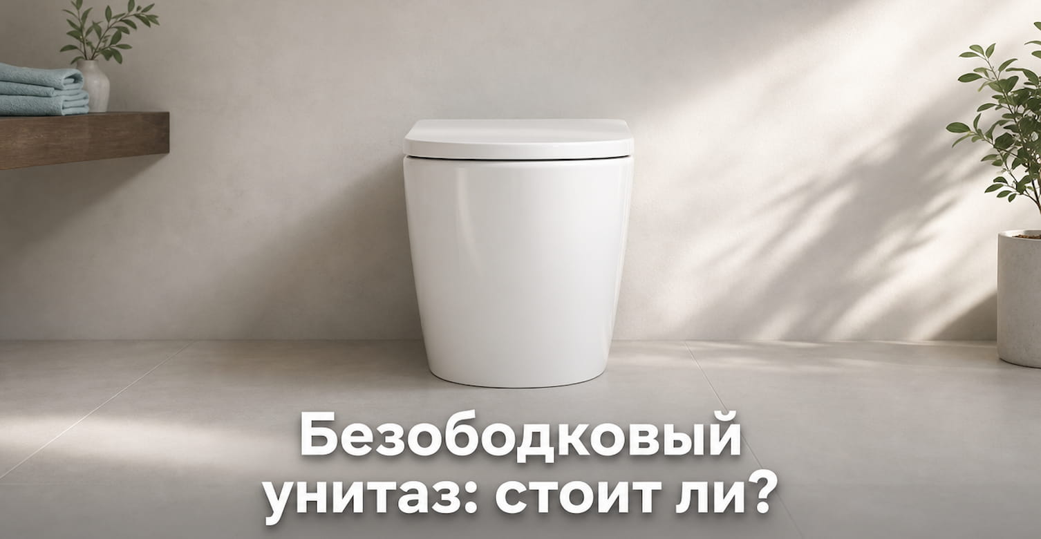 Безободковый унитаз