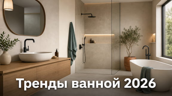 Дизайн ванной комнаты 2026
