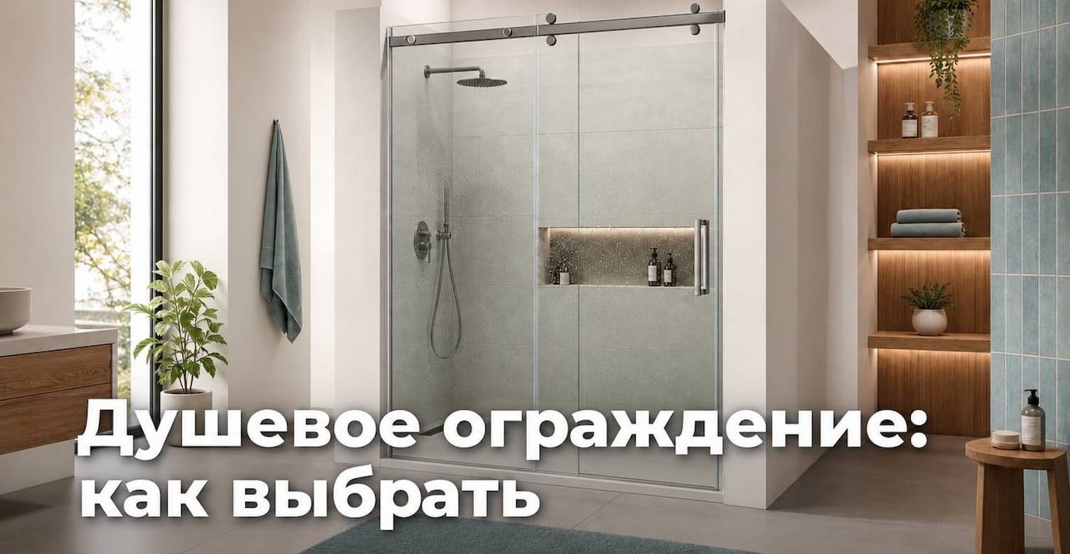 Как выбрать душевое ограждение