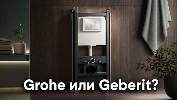 Инсталляция Grohe vs Geberit