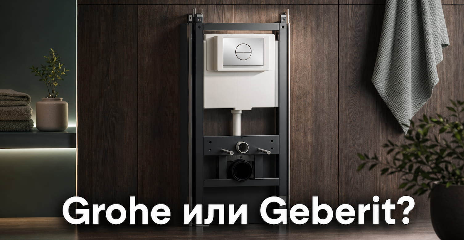Инсталляция Grohe vs Geberit