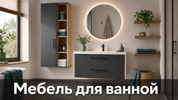 Купить мебель для ванной комнаты