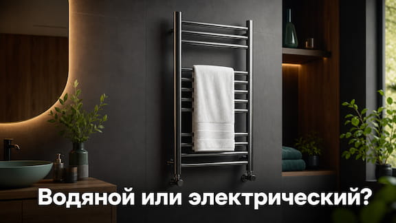 Полотенцесушитель водяной или электрический
