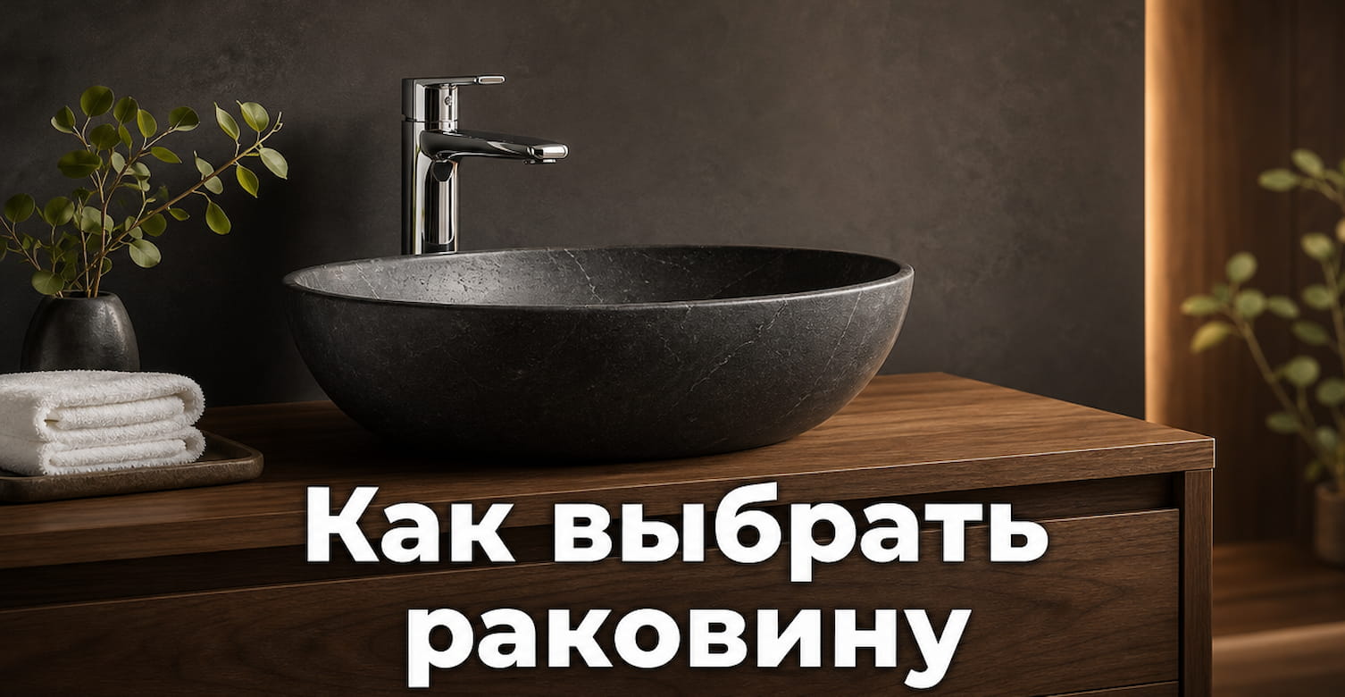 Раковина для ванной: как выбрать