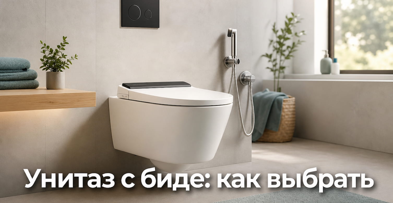Унитаз с биде