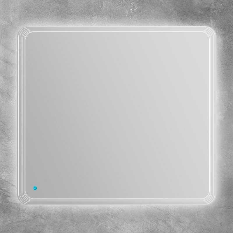Зеркало со встроенной LED подсветкой и сенсорным выключателем Touch system, реверсивное