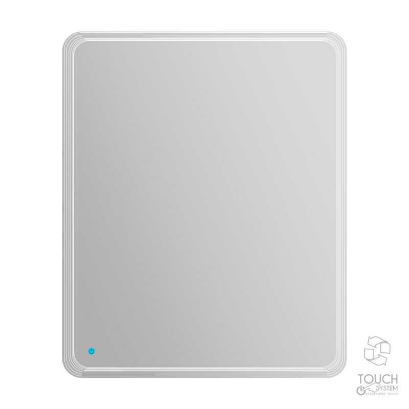 Зеркало со встроенной LED подсветкой и сенсорным выключателем Touch system, реверсивное