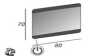 Зеркало со встроенной LED подсветкой touch system, 80x70