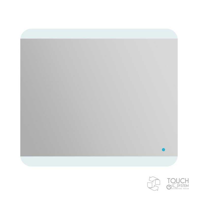 Зеркало со встроенной LED подсветкой touch system, 80x70