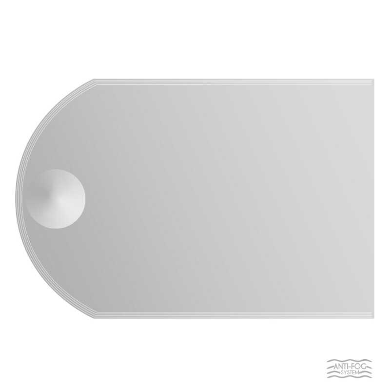 Зеркало бронзированное со встроенной подсветкой LED RGB