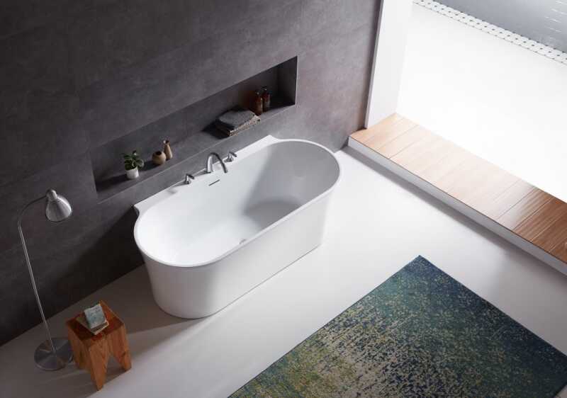 Ванна акриловая пристенная BelBagno BB409