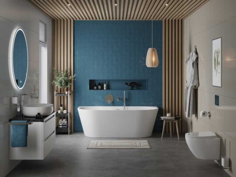 Ванна акриловая пристенная BelBagno BB710