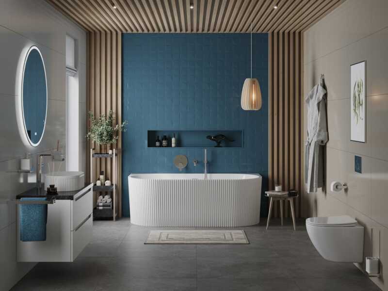 Ванна акриловая пристенная BelBagno BB713-1700-800