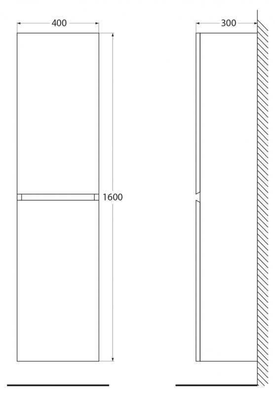Керамическая раковина 1210x460x140