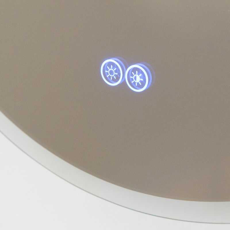 Зеркало с контурной разноцветной подсветкой RGB и сенсорным выключателем, 12V, 220-240V