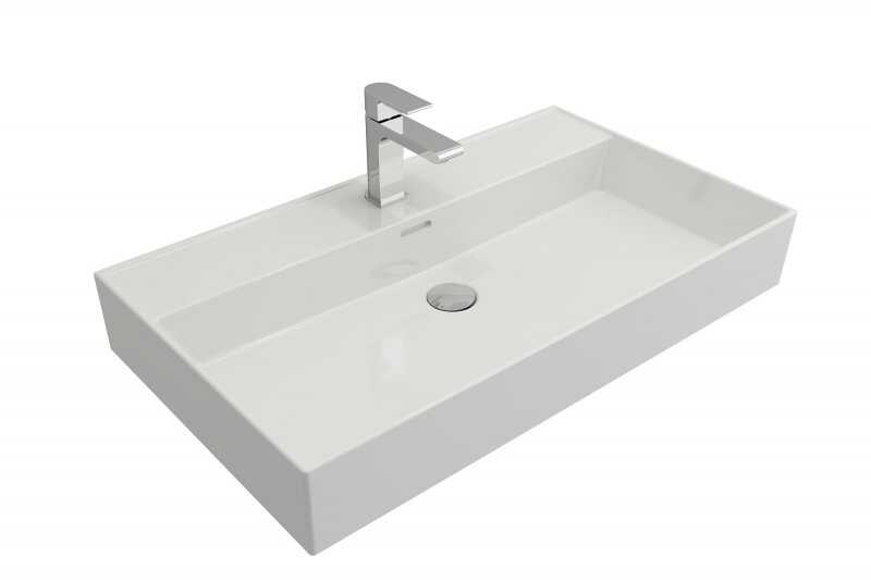 Столешница из керамогранита без отверстия под смеситель 800x460x20
