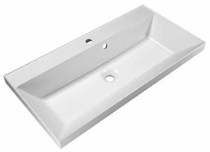 База под раковину подвесная с двумя выкатными ящиками 900x450x600