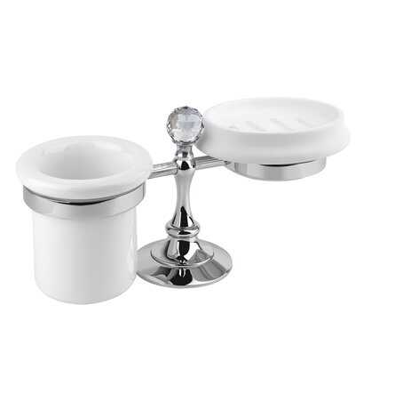 Держатель стакана и мыльницы настольный