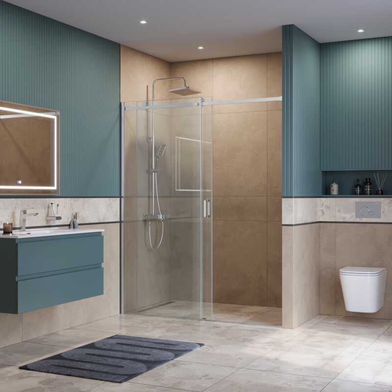 Душевая дверь в нишу BELBAGNO SOFT_CLOSE-2-BF-1