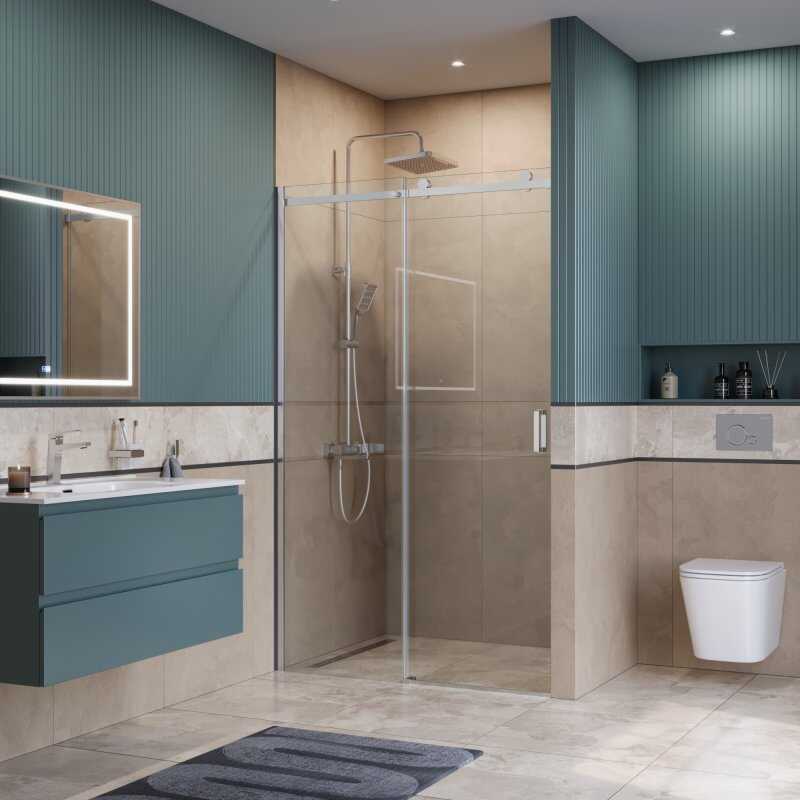 Душевая дверь в нишу BELBAGNO SOFT_CLOSE-2-BF-1