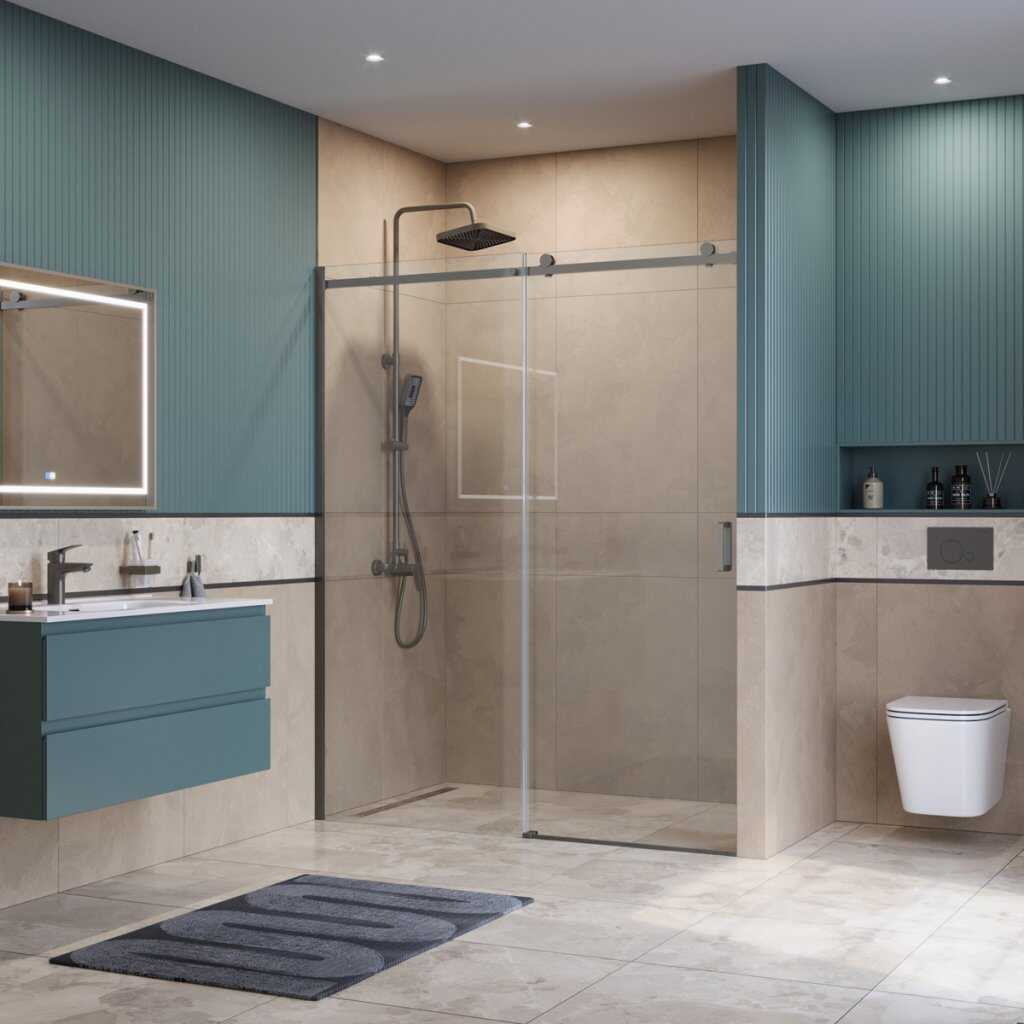 Душевая дверь в нишу BELBAGNO SOFT_CLOSE-2-BF-1