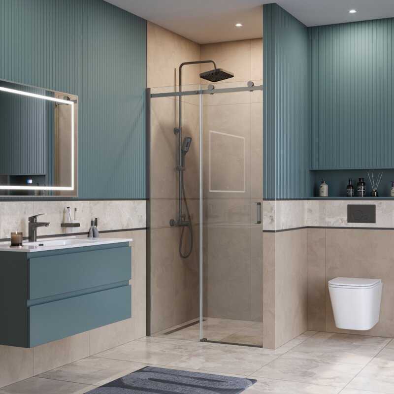 Душевая дверь в нишу BELBAGNO SOFT_CLOSE-2-BF-1