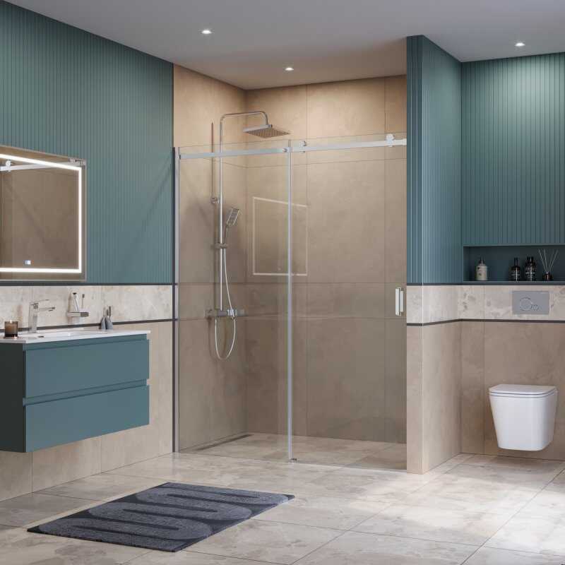 Душевая дверь в нишу BELBAGNO SOFT_CLOSE-2-BF-1