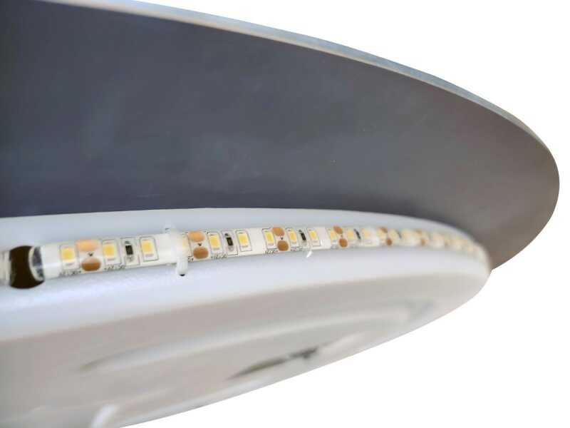 Зеркало с интерьерной подсветкой , без выключателя, 12V, 220-240V