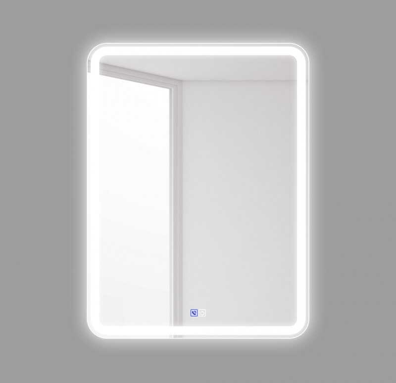 Зеркало с встроенным светильником, сенсорным выключателем, bluetooth, цифровым термометром, радио, 12W, 220-240V