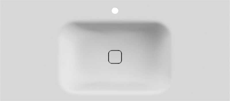 Консольная раковина из литьевого мрамора