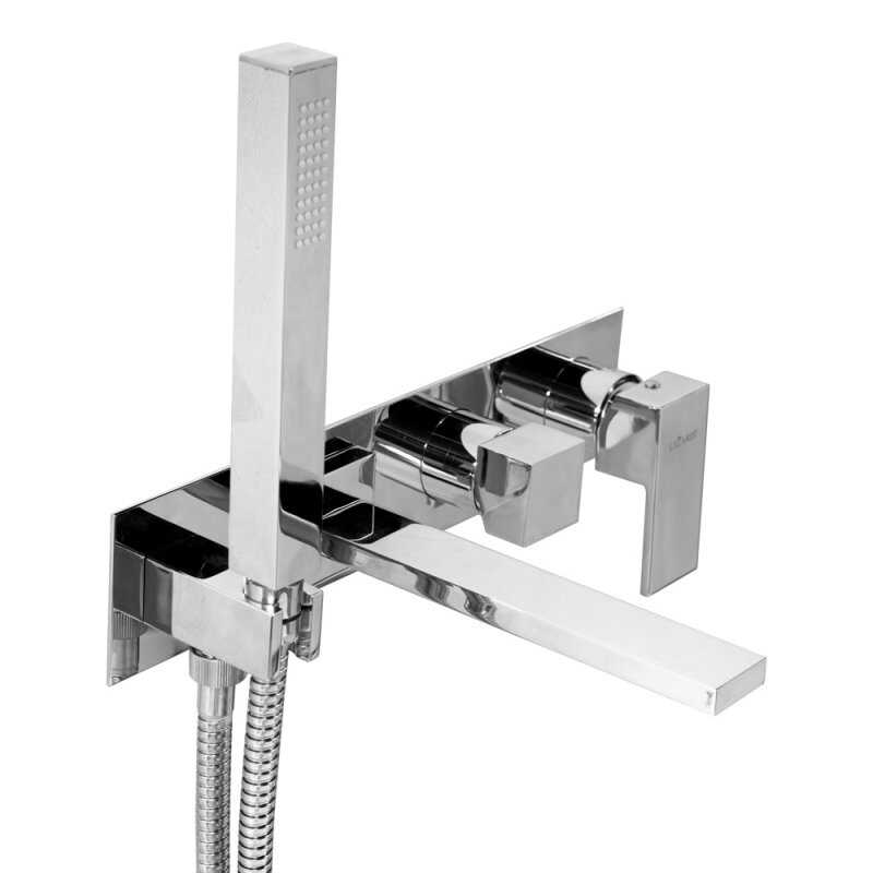 Встраиваемый смеситель для ванны и душа однорычажный