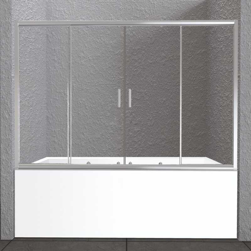 Душевая шторка на ванну BELBAGNO UNIQUE-VF-2