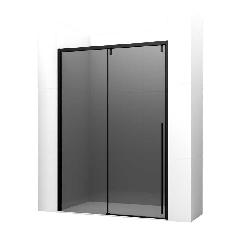 Дверь в нишу Ambassador Intense 110022201IBB (120х200) черный,стекло тонированное,раздвижная,1 место