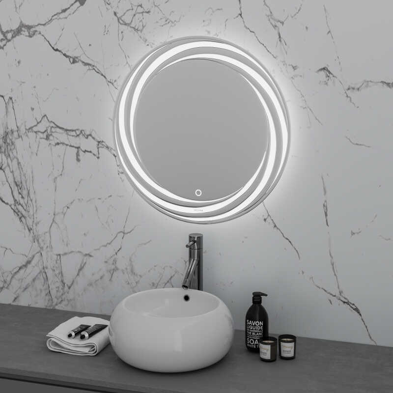 Зеркало ARMA D800 (800*800*45) LED с сенсорным выключателем