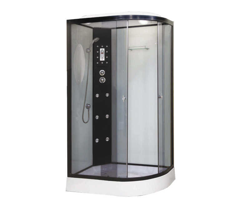 Душевая кабина Niagara Ultra NG-1903-01L (120х80х220) низкий поддон(16см),черный,стекло тонированное,4 места