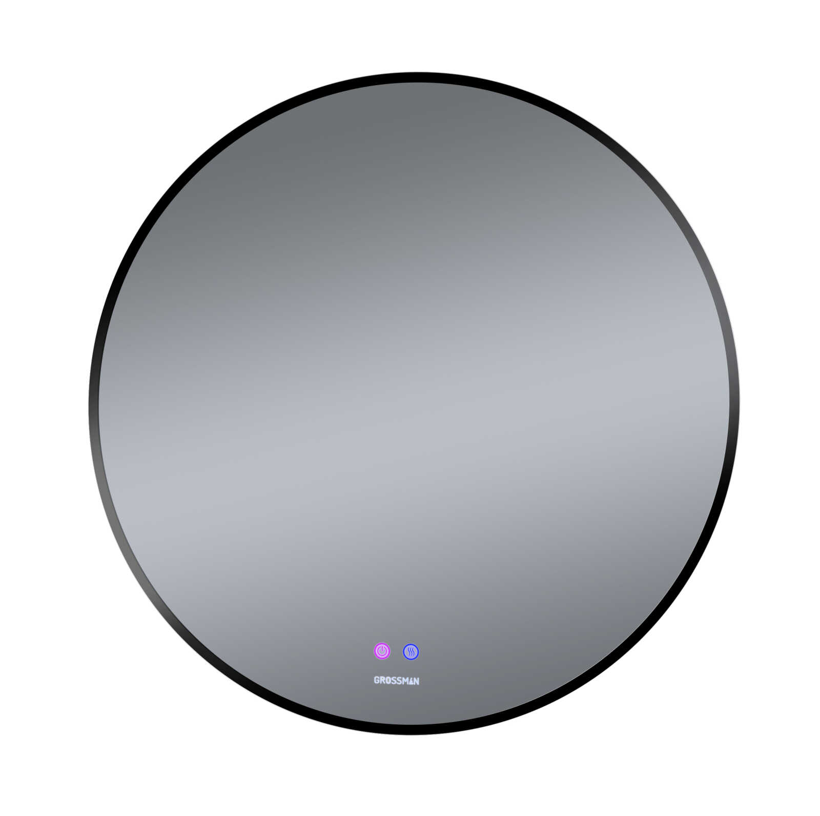 Зеркало COSMO-норма BLACK (700*700*45) LED с сенсорным выключателем и подогревом