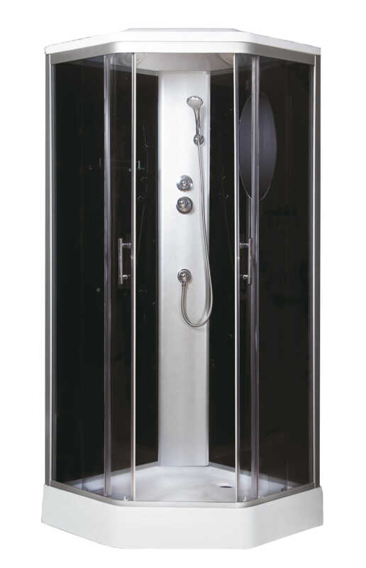 Душевая кабина Niagara Ultra NG-2506-01 (90х90х220) низкий поддон(16см),стекло тонированное,4 места