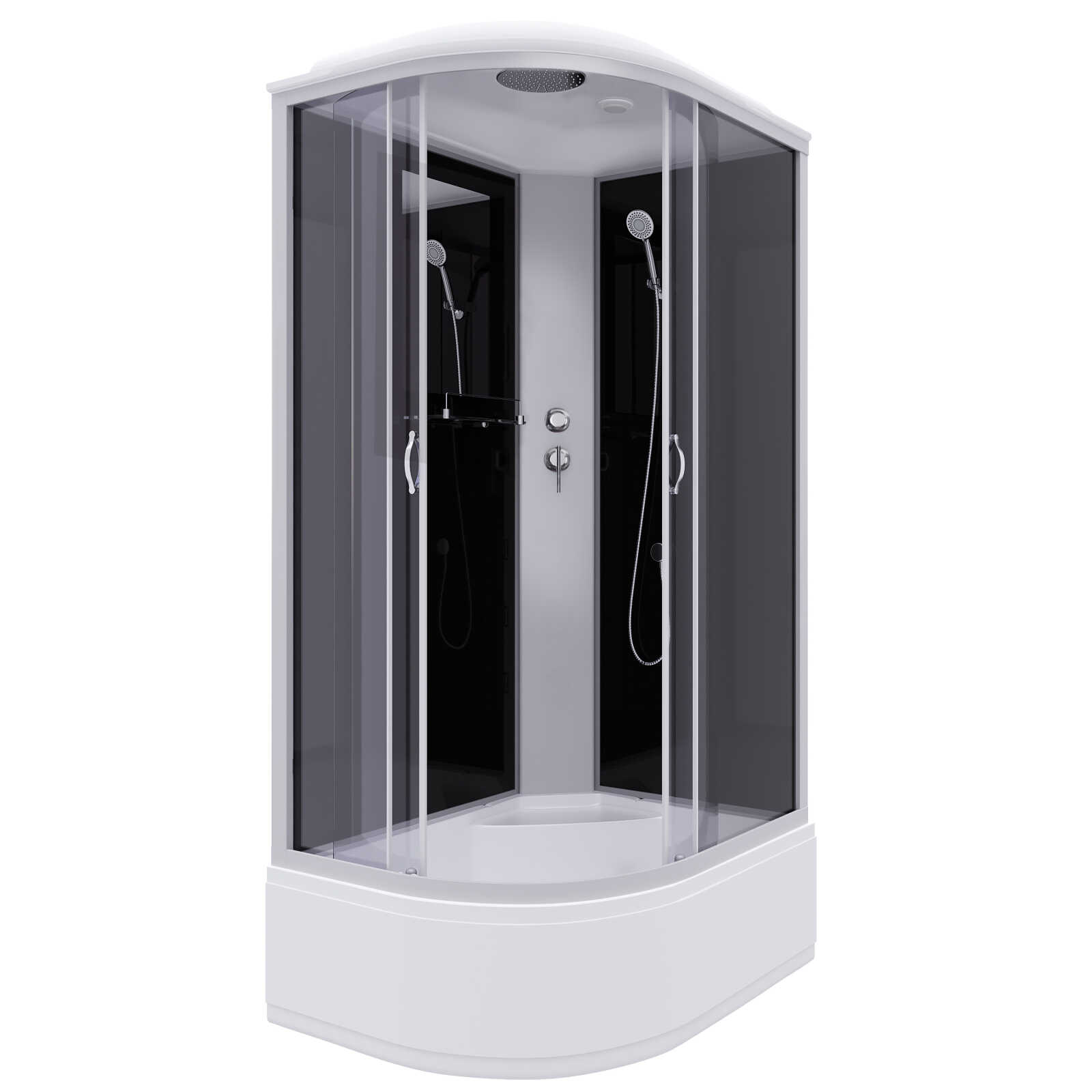 Душевая кабина Niagara Classic NG-2510-14R (120х80х215) высокий поддон(40см),стекло тонированное,4 места