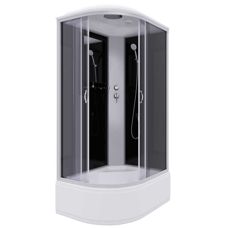 Душевая кабина Niagara Classic NG-2510-14R (120х80х215) высокий поддон(40см),стекло тонированное,4 места