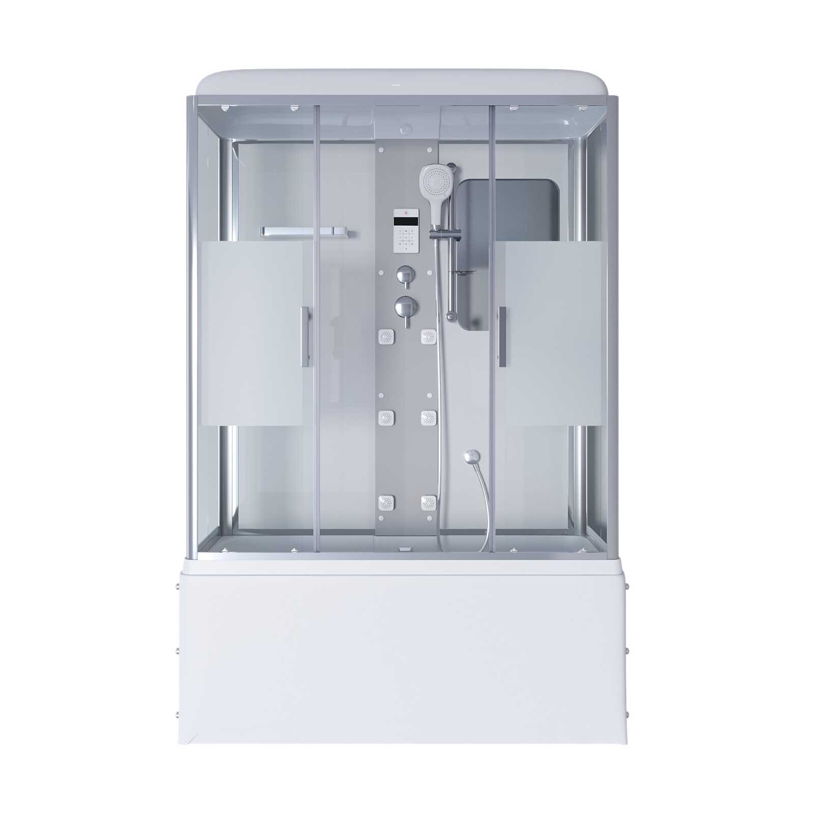 Душевая кабина Niagara Ultra NG-3170-01 (170х75х220) высокий поддон(56см),стекло матовое,4 места