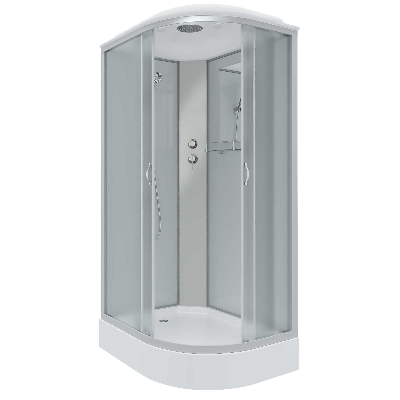 Душевая кабина Niagara Classic NG-3312-14L (120х80х215) низкий поддон(13см),стекло матовое,3 места