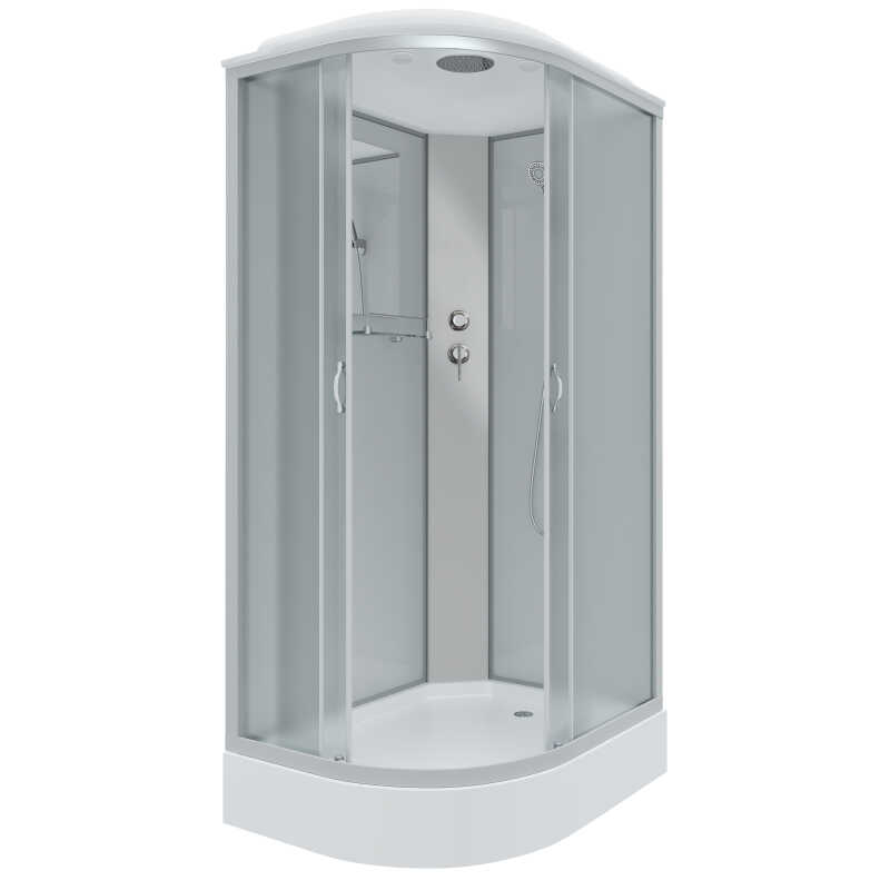 Душевая кабина Niagara Classic NG-3312-14R (120х80х215) низкий поддон(13см),стекло матовое,3 места