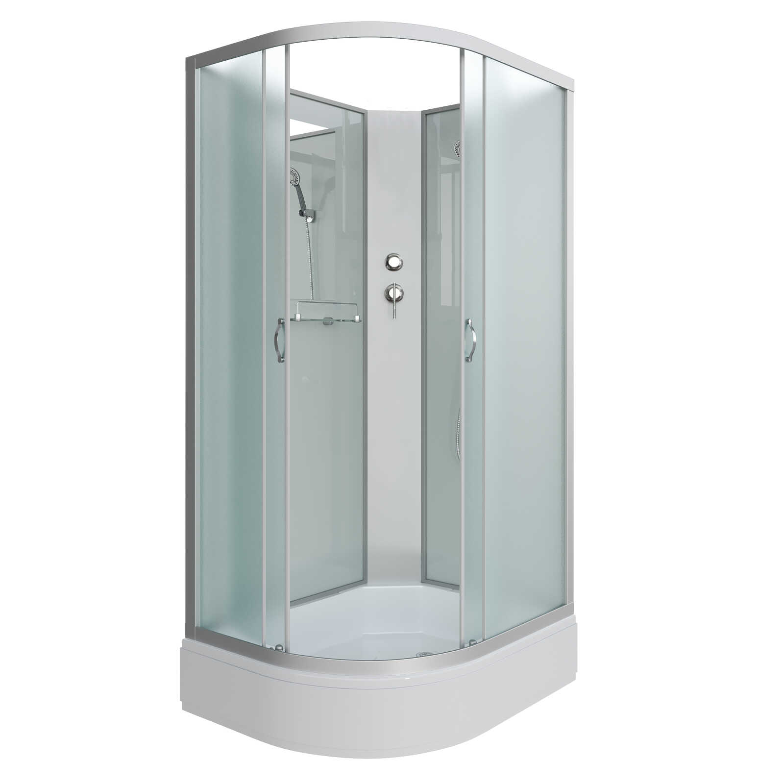 Душевая кабина Niagara Classic NG-33984-14RBK (90х80х200) средний поддон(26см),стекло матовое,4 места
