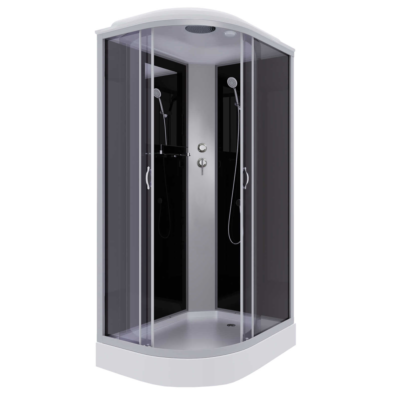 Душевая кабина Niagara Classic NG-3512-14R (120х80х215) низкий поддон(13см),стекло тонированное,3 места