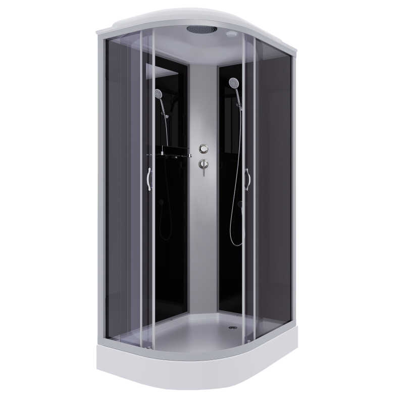 Душевая кабина Niagara Classic NG-3512-14R (120х80х215) низкий поддон(13см),стекло тонированное,3 места