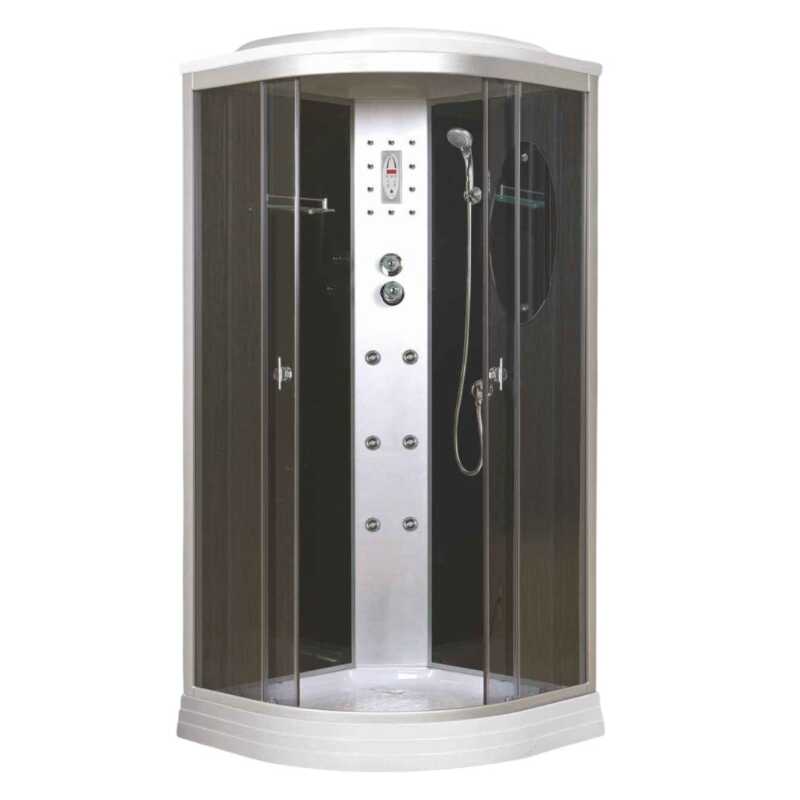 Душевая кабина Niagara Ultra NG-5012-01 (120х120х220) низкий поддон(16см),стекло тонированное,4 места