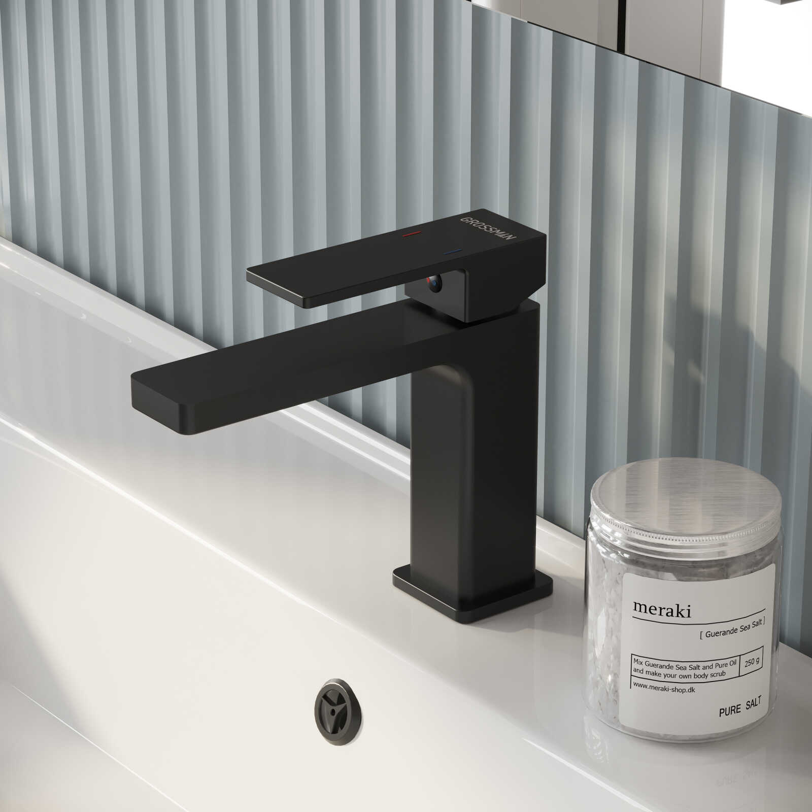 Смеситель для раковины Grossman Style 510.K35.05.210 черный матовый,1 место