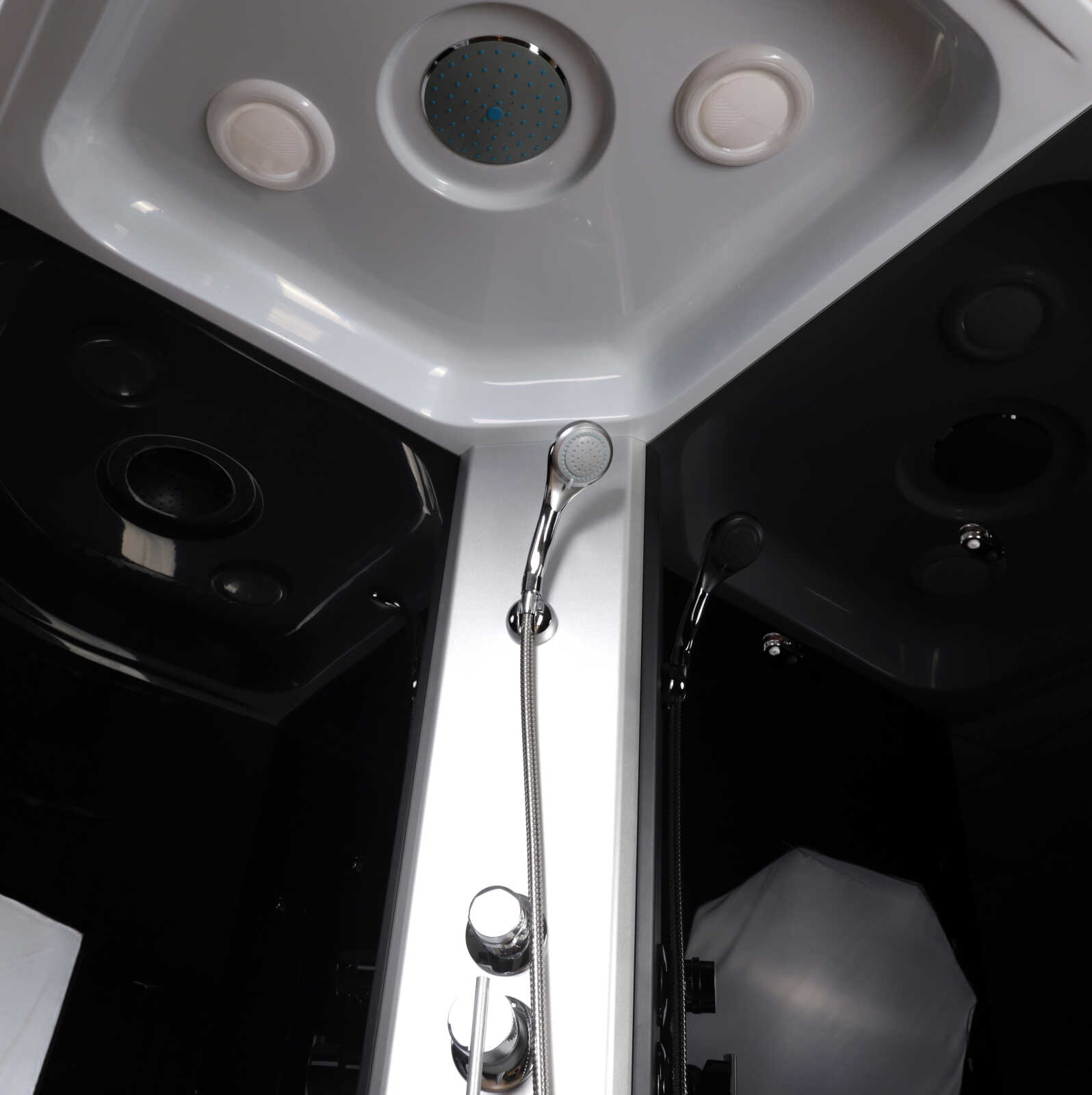 Душевая кабина Niagara Eco E90/26/TN (90х90х215) средний поддон(26см),стекло тонированное, 4 места
